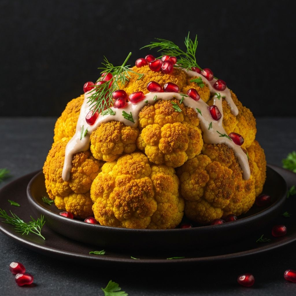 Turmeric Roasted Cauliflower